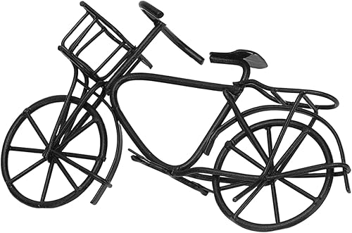 Miniatura 7 de Mini bicicleta de casa de muñecas, bicicleta de metal móvil para muñecas