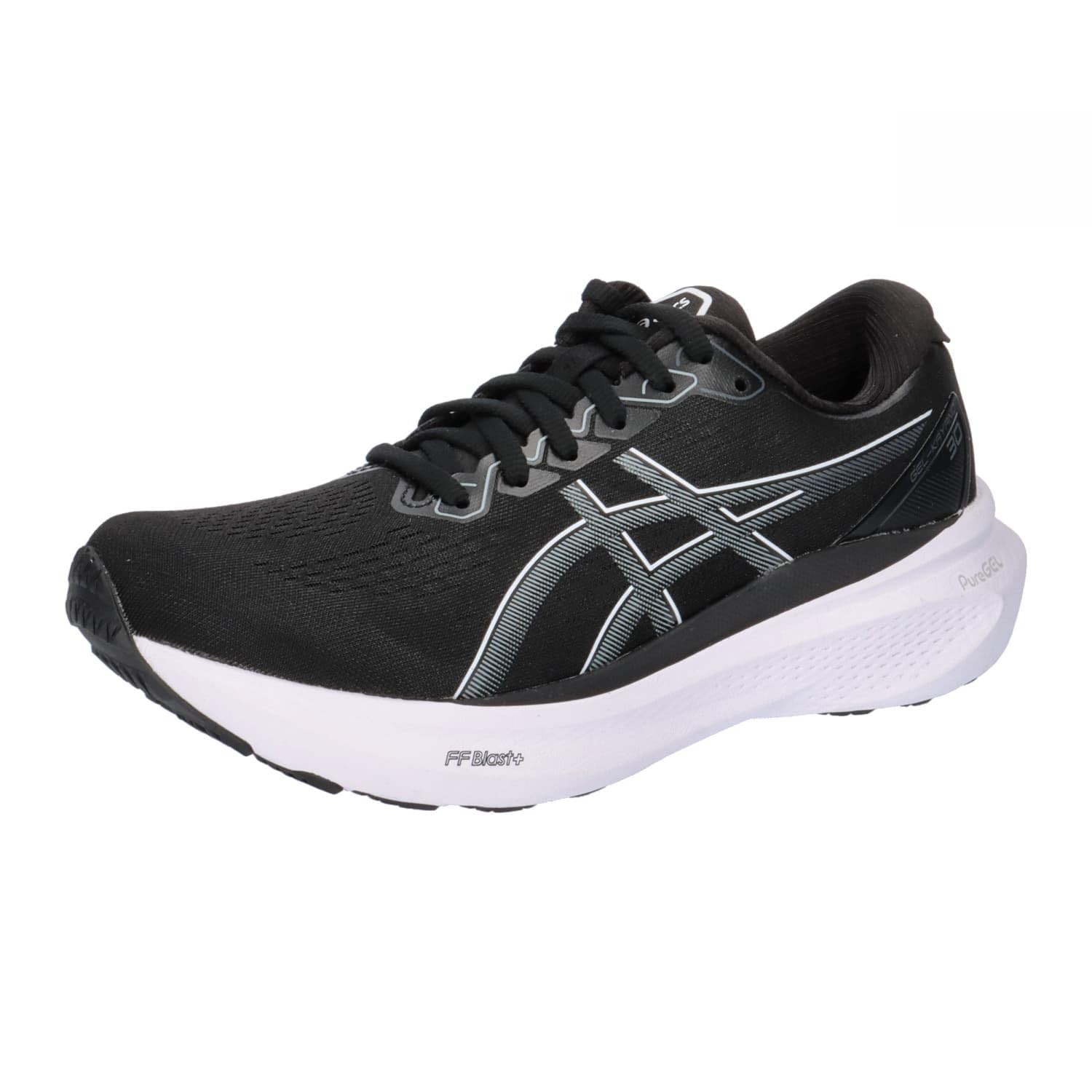 ASICS Kayano 30 Mujer Zapatos para Correr Negro Blanco