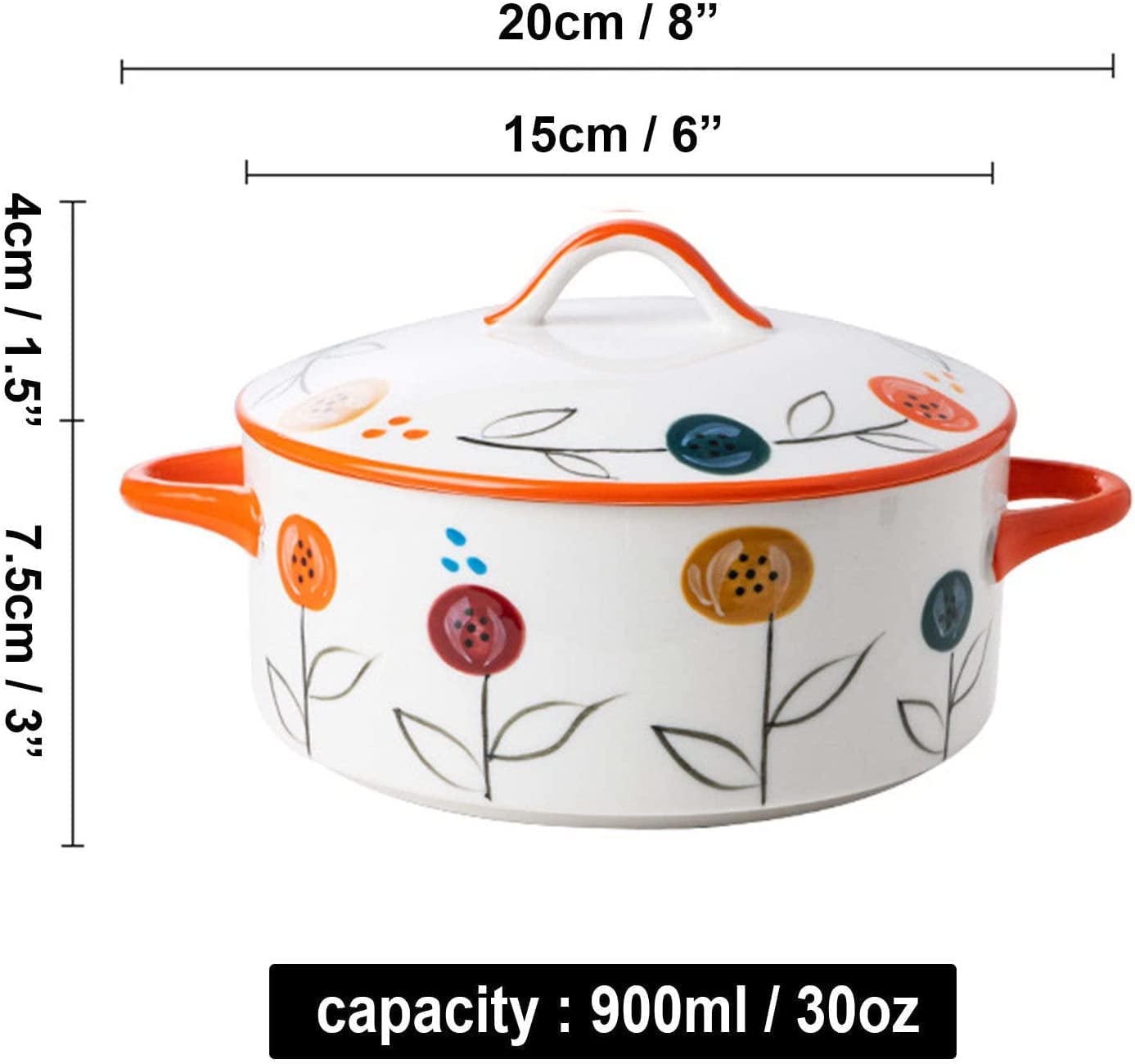 Bols à soupe en céramique, bols à tasse for petit-déjeuner, bol à nouilles, bol à soupe à l'oignon avec couvercle et poignée, bol à ramen en céramique avec couvercle, bol à petit-déjeuner coloré, bol