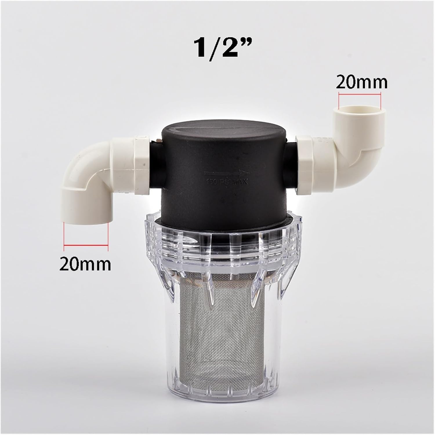 Garden Home Connect 20mm, 25mm PE/PVC Hose Garden Irrigation Agriculture Filter 40 Mesh Ultra Clean Ultra Fine Filtration Water Filter Filter (Color : C)