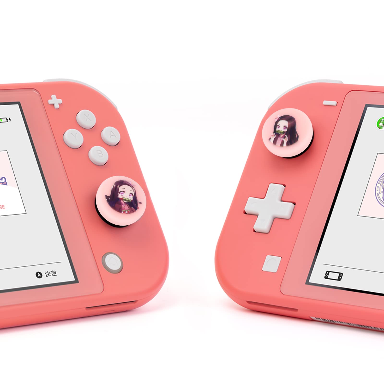 Amazon.com: DLseego Kamado Nezuko 4PCS Thumb Grips Caps for Switch