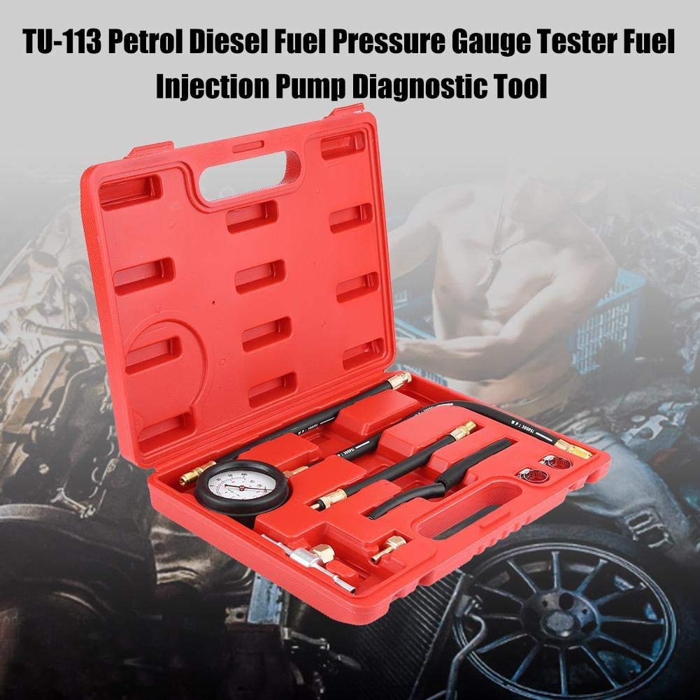 Misuratore di compressione motore tester, controllo cilindro automobilistico compatto per diagnosi auto 12mm 14mm 16mm