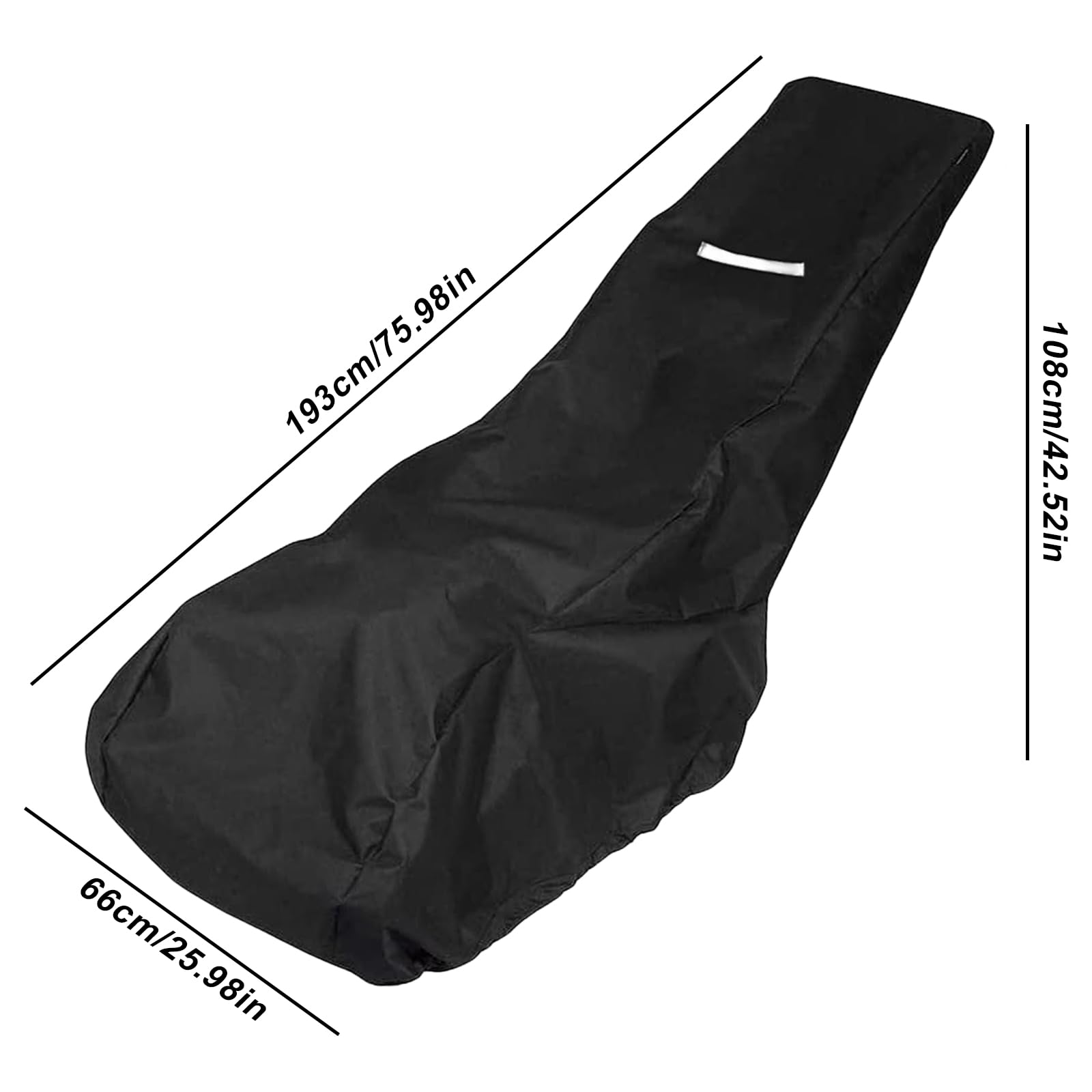 SUNOYA Cubierta Protectora para Cortacésped una Funda para Cortacésped con Colsa de Almacenamiento, Funda para Cortacésped, Cubierta para Cortacésped, para Cortacésped al Aire (195 x 108 x 66cm)
