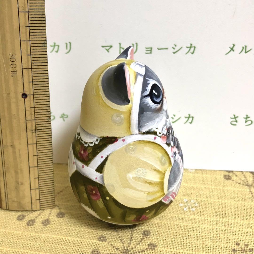 ロシア　マトリョーシカ　おきあがりこぼし　スヴェトラーナ・ニコラエヴァ おきあがりこぼしスヴェトラーナ・ニコラエヴァマトリョーシカ