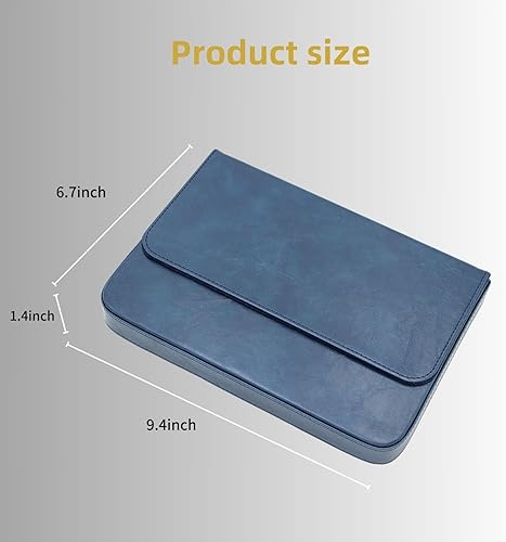 Miniatura 8 de 12Slots - Organizador de coleccionista de pluma estilográfica, hecho a mano, funda protectora para bolígrafos de cuero para personas mayores, caja