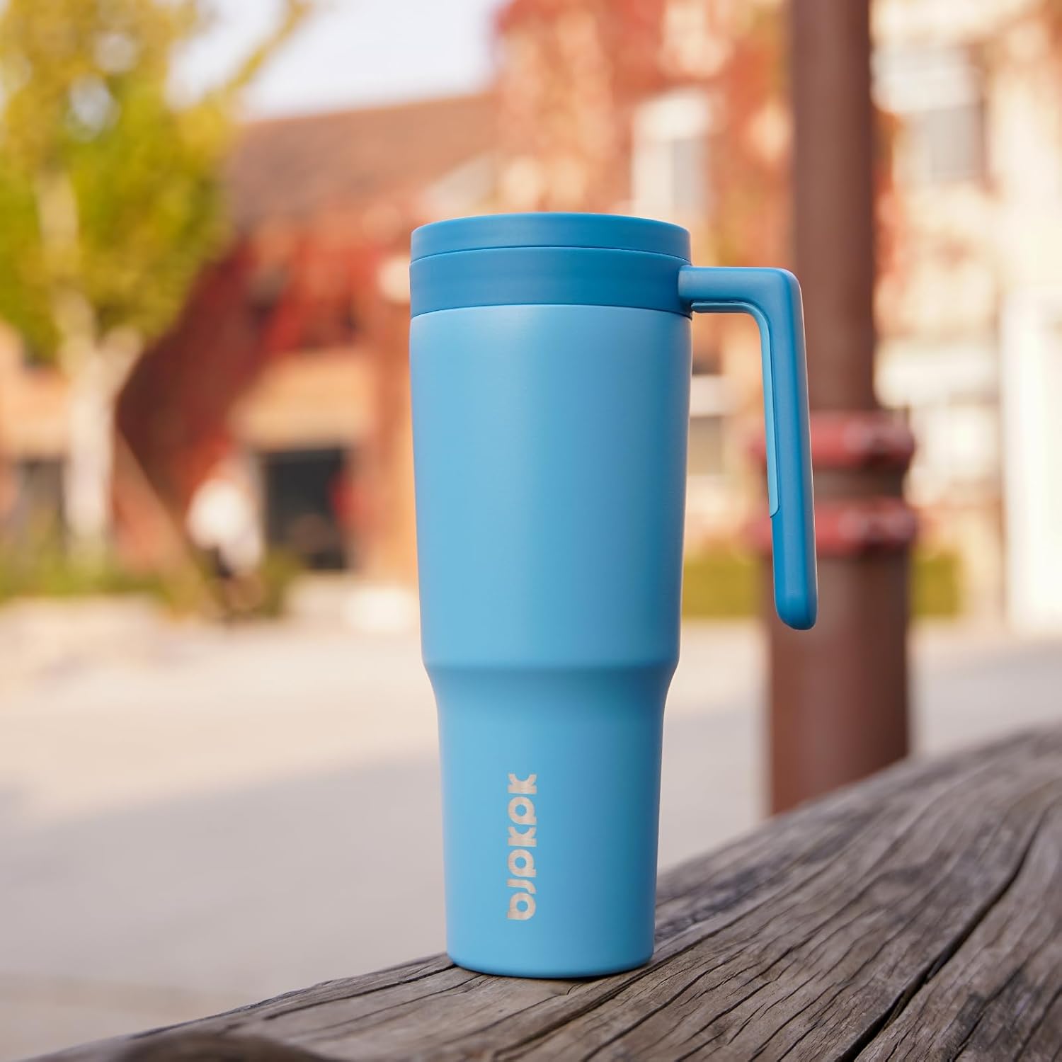 BJPKPK 40oz Tumbler With Handle And Fruit Infuser Insulated Tumblers With Lid And Straw Stainless Steel Travel Coffee Thermal Cup,Grey - Image 5