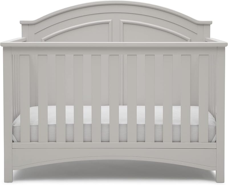 Cuna convertible 6 en 1 Perry - Certificación Greenguard Gold, gris luna