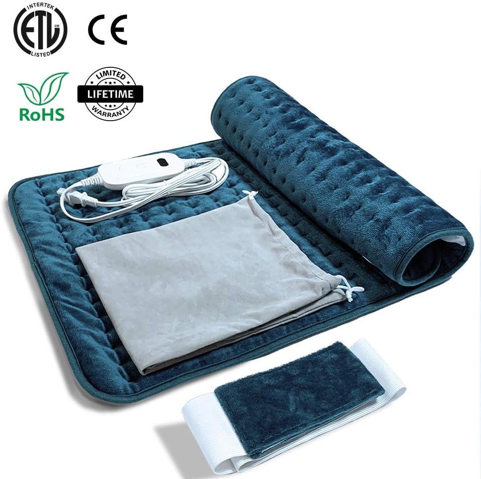 Buу 1 gеt 1 🔥 XXX-Large Heating Pad (34 x 17) Extra Large Electric Heating Pads for Back Pain Cramps Relief with Auto Shut-Off, 6 Fast Heating Levels, Machine-Washable Elastic Band and Storage Bag Bеѕt Dеаl 🛒 XXX-Large Heating Pad (34 x 17) Extra Large Electric Heating Pads for Back Pain Cramps Relief with Auto Shut-Off, 6 Fast Heating Levels, Machine-Washable Elastic Band and Storage Bag