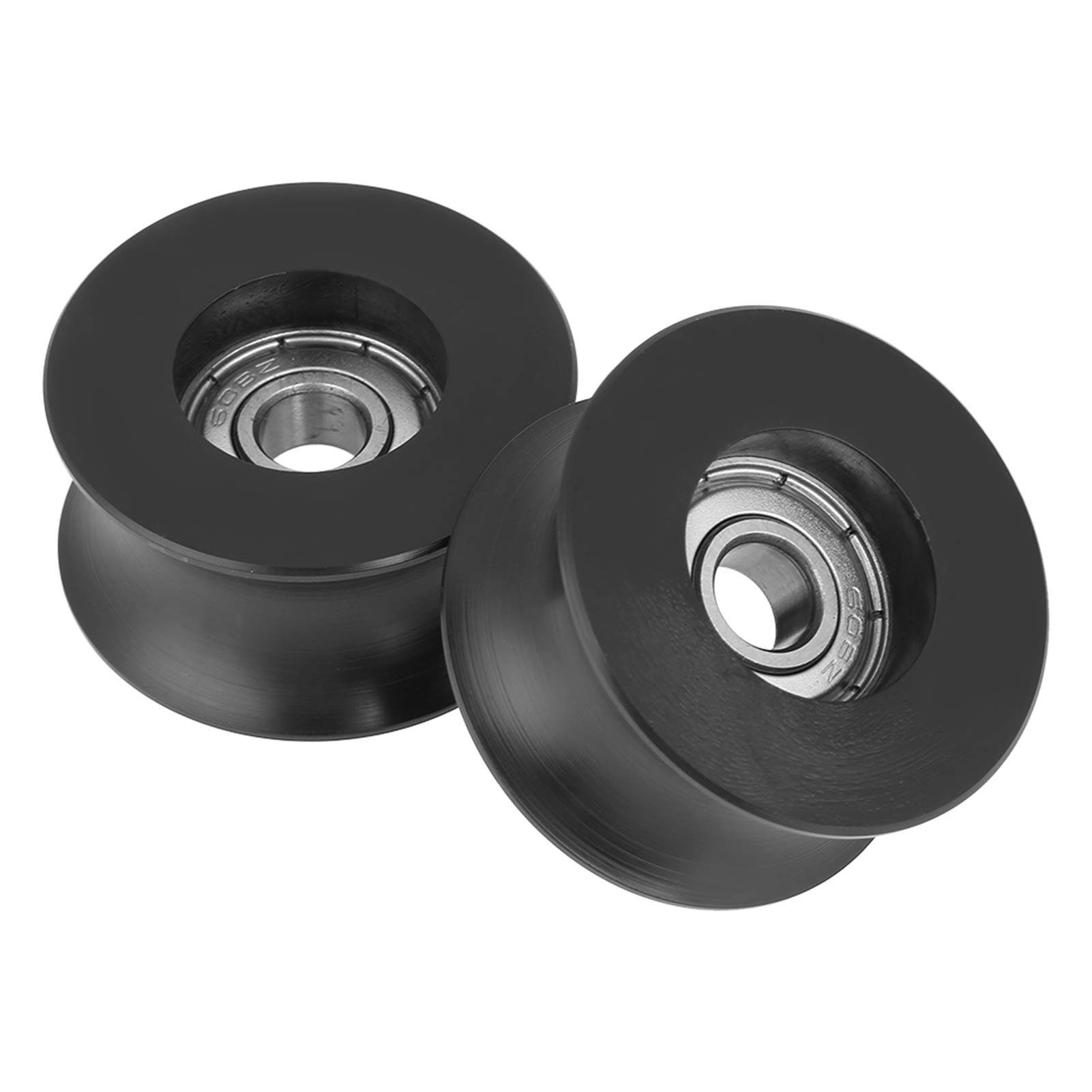 4Pcs 0840UU Rullo della puleggia di tipo U Ruota di guida del rullo della puleggia della scanalatura a U 8x40x20,7mm per attrezzatura scorrevole