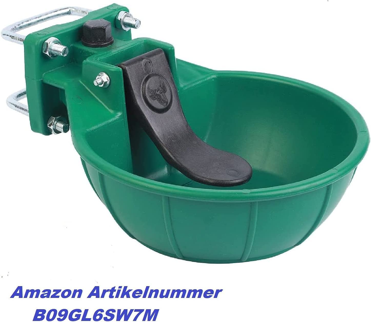 UZMAN Tränkebecken mit Druckzunge Anschlussset IBC Container Tank Viehtränke Pferde Rinder