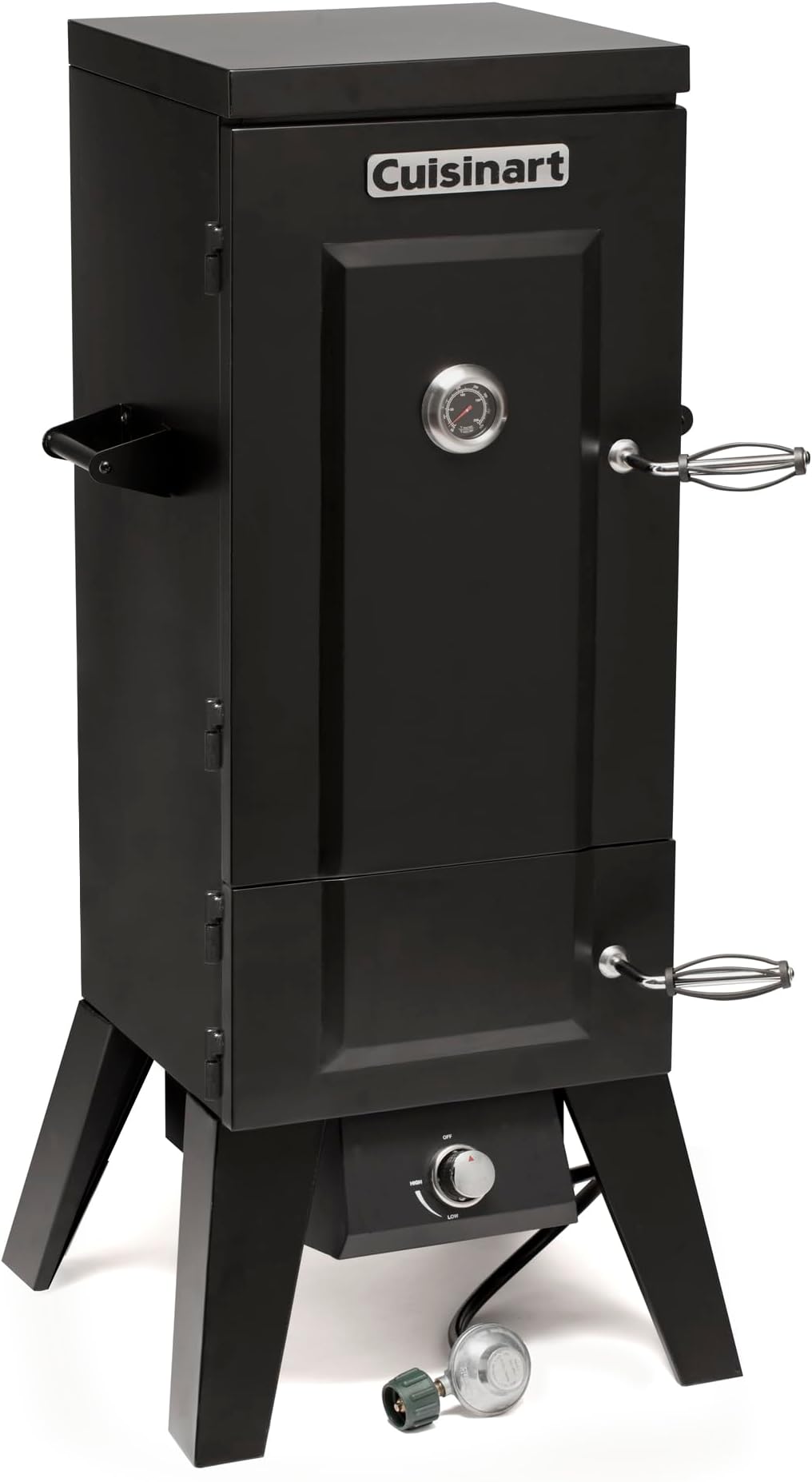 36” Vertical Propane Smoker, 4 Removable Racks, Spacious BBQ Smoker with Wood and Water Trays, 15,000 BTU Heat for Smoked Meat, Brisket, Jerky, Fish, Perfect for Tailgates, Backyard, Camping