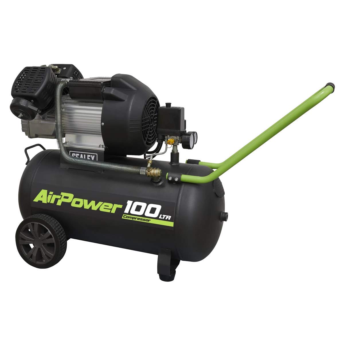 Sealey 100L V-Twin Direct Drive Air Compressor 3Hp Sac10030ve