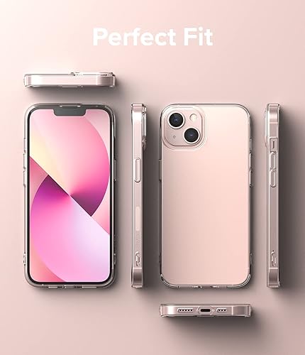 Miniatura 8 de Ringke Compatible con iPhone 13, Air Soft Transparente TPU a prueba de golpes, flexible, ligera, delgada funda para teléfono - Transparente