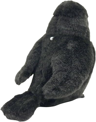 Miniatura 4 de Cuervo de peluche realista de cuervo, lindo animal de peluche de cuervos negros de pájaro, juguete de peluche de Halloween, animales de zoológico,