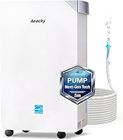 AEOCKY LEO 80 Pint Energy Star Most Efficient 2025 Dehumidifier with Pump, 4500 Sq Ft Coverage for Basements