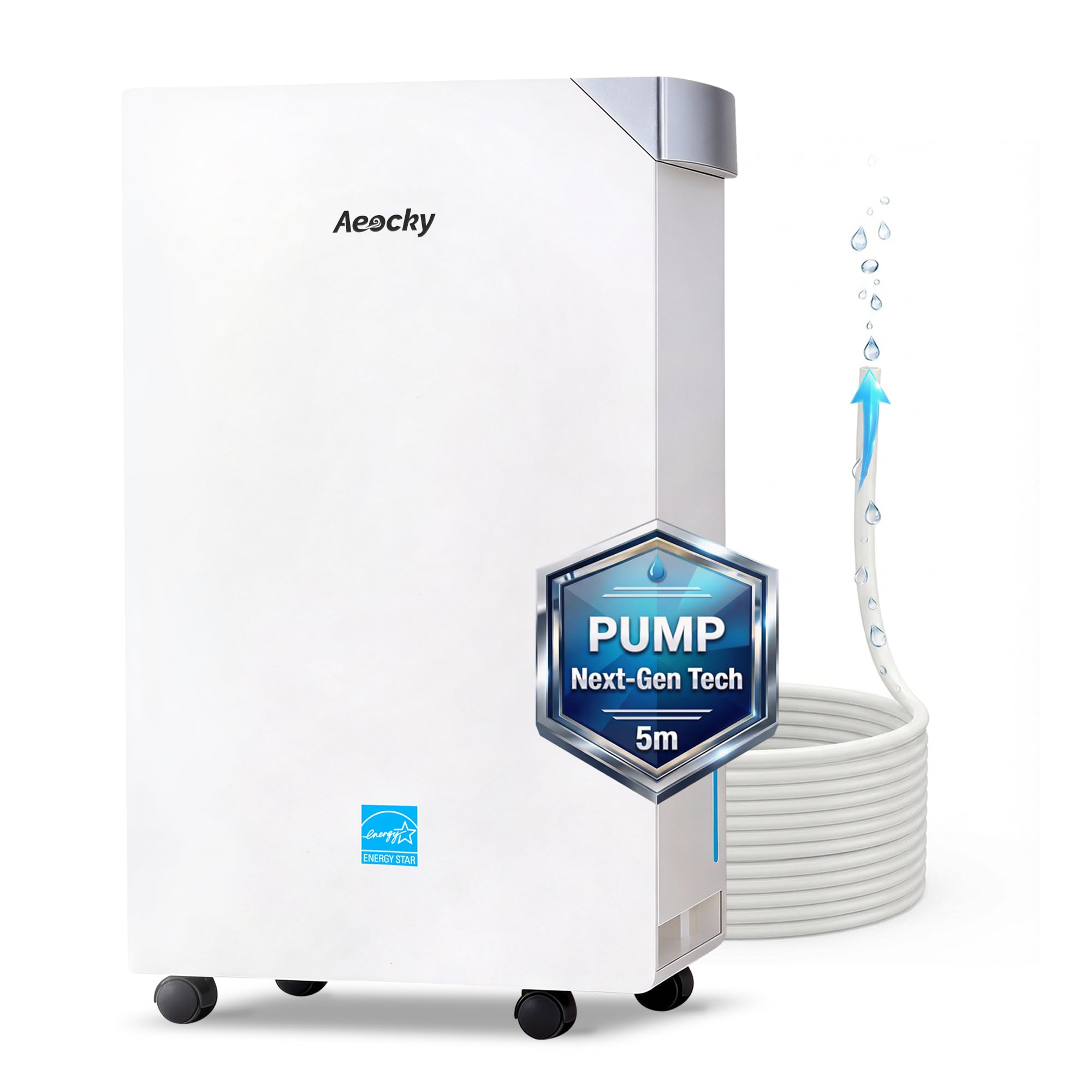 4500 Sq.Ft Energy Star Most Efficient 2025 Dehumidifier with Pump...