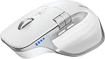 TECKNET Wireless Mouse, Bluetooth Mouse (BT5.3/5.0 & 2.4G) Rechargeable 4800 DPI Ergonomic Optical Mouse with 6 Adjustable, Quiet Clicks, USB A Receiver, 7 Buttons, Wide Compatibility - Grey