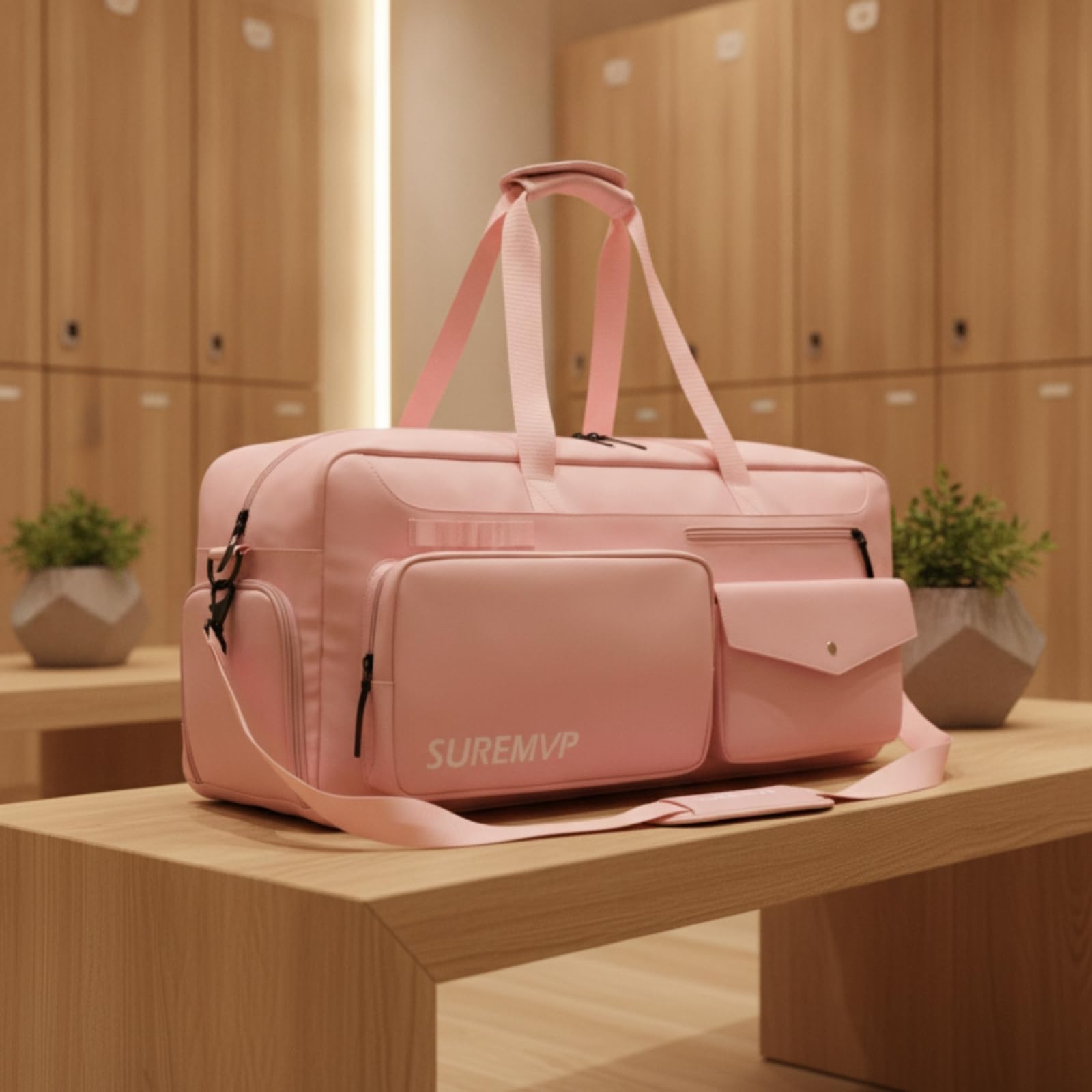 harayaa Borsa Porta Racchette Borsa Tennis Borsa Sportiva Custodia Attrezzatura Borsone Palestra con Tasca Scarpe Separata E Fodera Termica in Poliestere, Array, Bianco E Blu