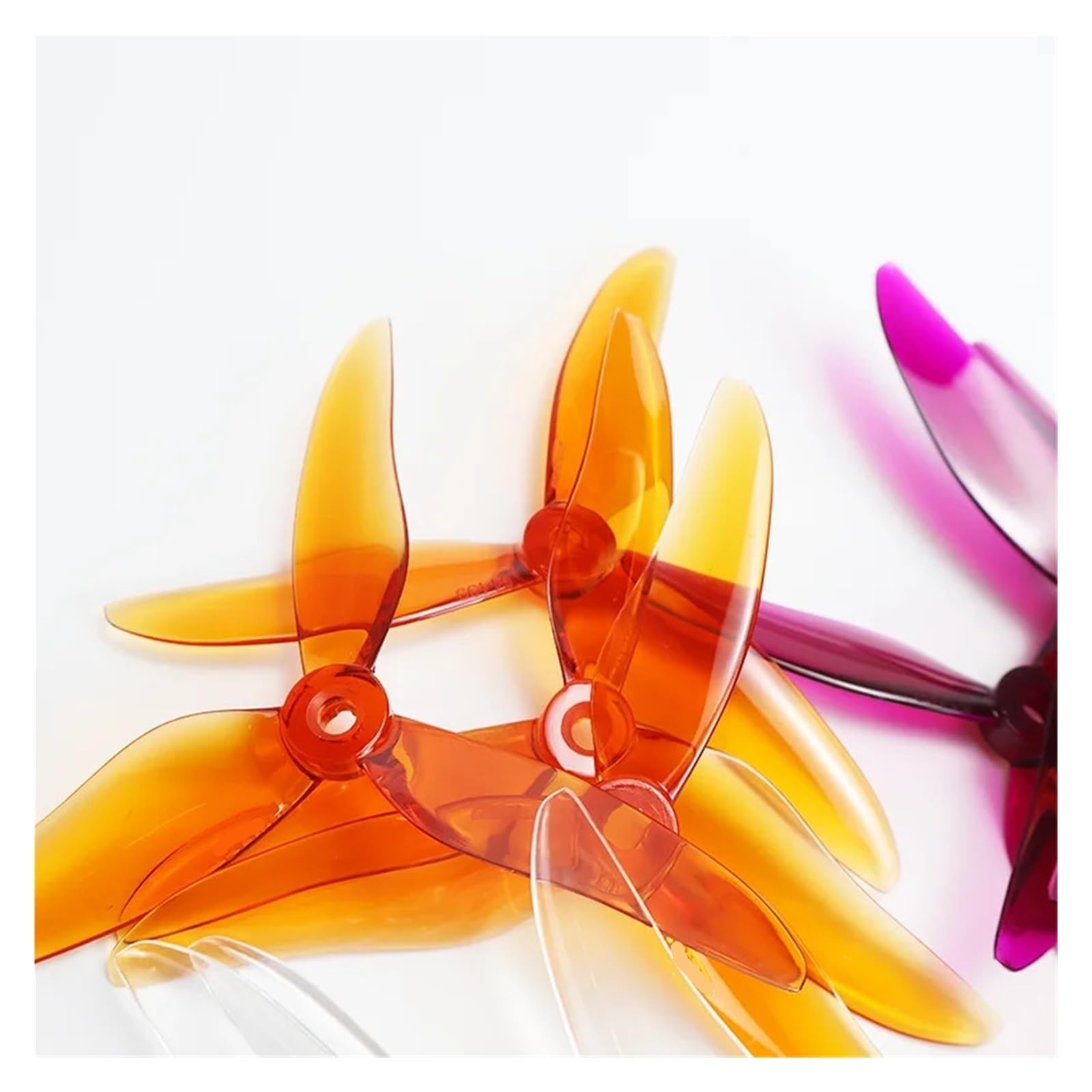 Compatible con hélices de drones RC 3 palas 51499 5 pulgadas(51499 Purple)