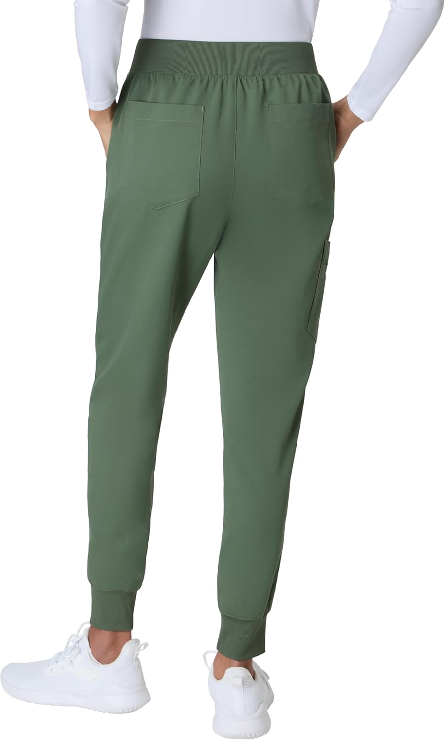 Hanes Womens Scrub Joggers, Comfort Fit Healthcare Pants for Women, Moisture-Wicking Medical Scrubs with Odor Control - Image 2