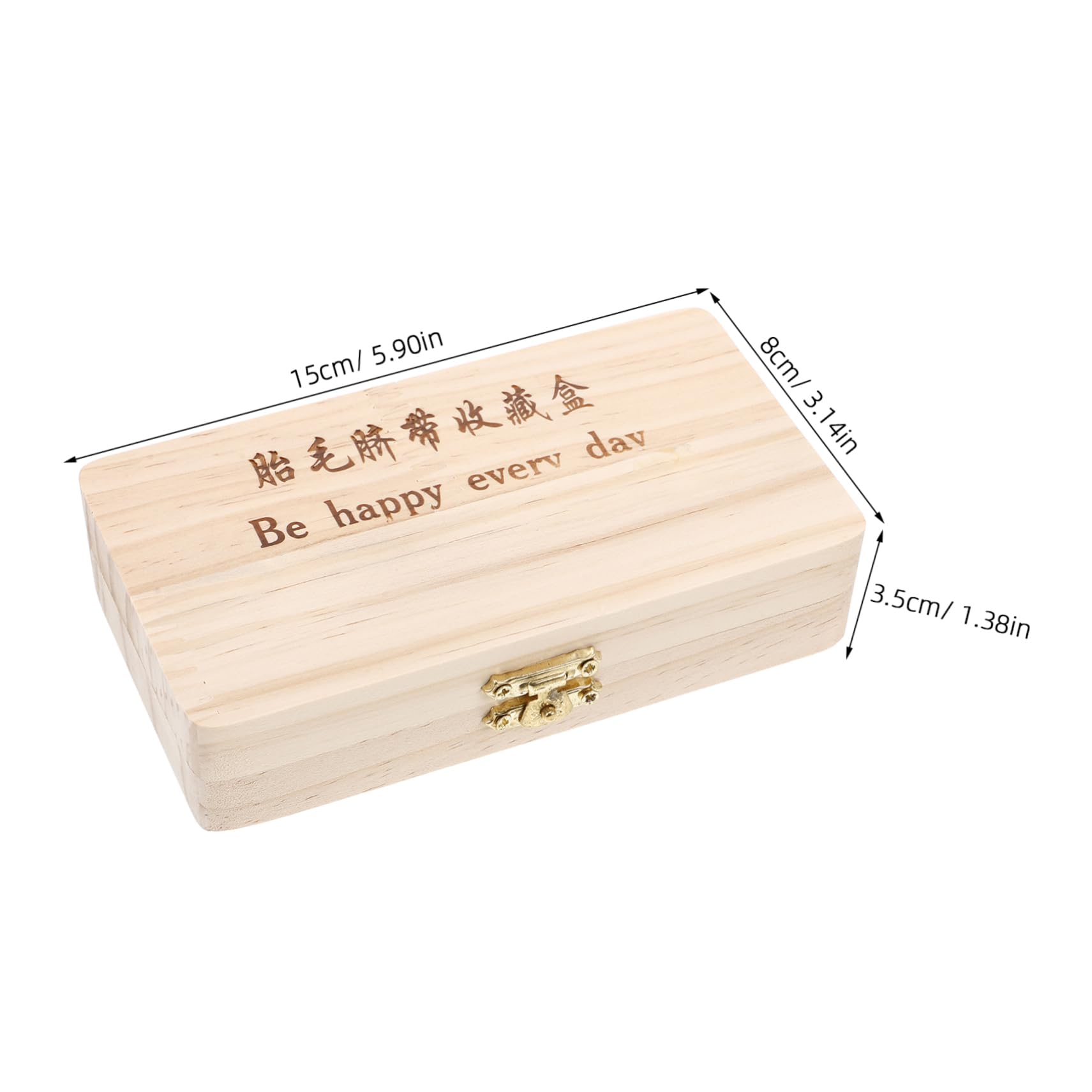 SUPVOX Baby Keepsake Box with 4 Storage Bottles for Newborn Fetal Hair and Umbilical Cord Memory Preservation Infant Milestone Gift - Image 2