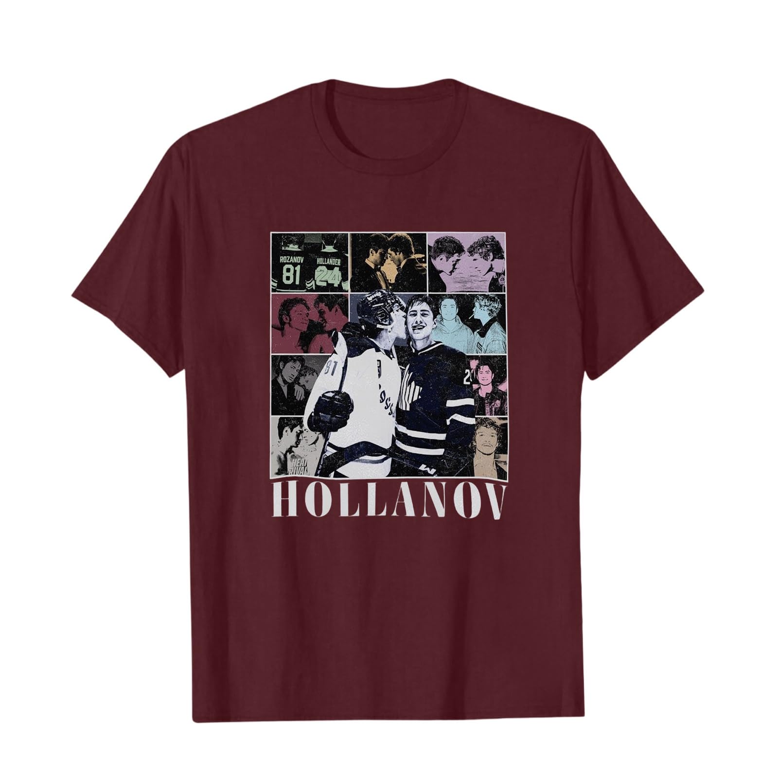 Umiquansome Heated Rivalry Shirt Graphic Tees Crew Neck Short Sleeve Casual Tshirt Merch Unisex for Fans Reds 4XL — image 1