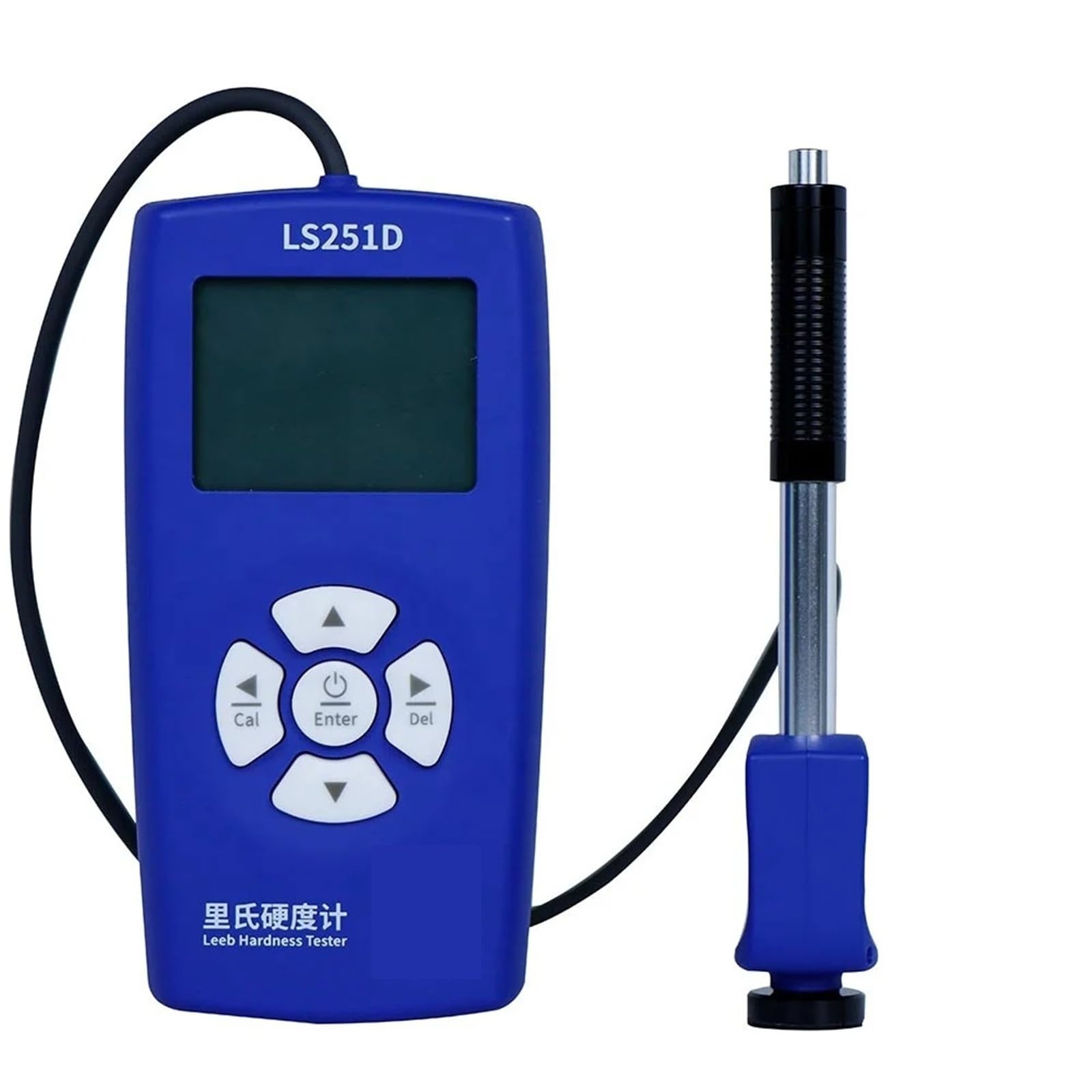 Probador de dureza Digital Leeb, máquina de Prueba portátil for Cobre, aleación de Aluminio de Acero Inoxidable Azul Suave
