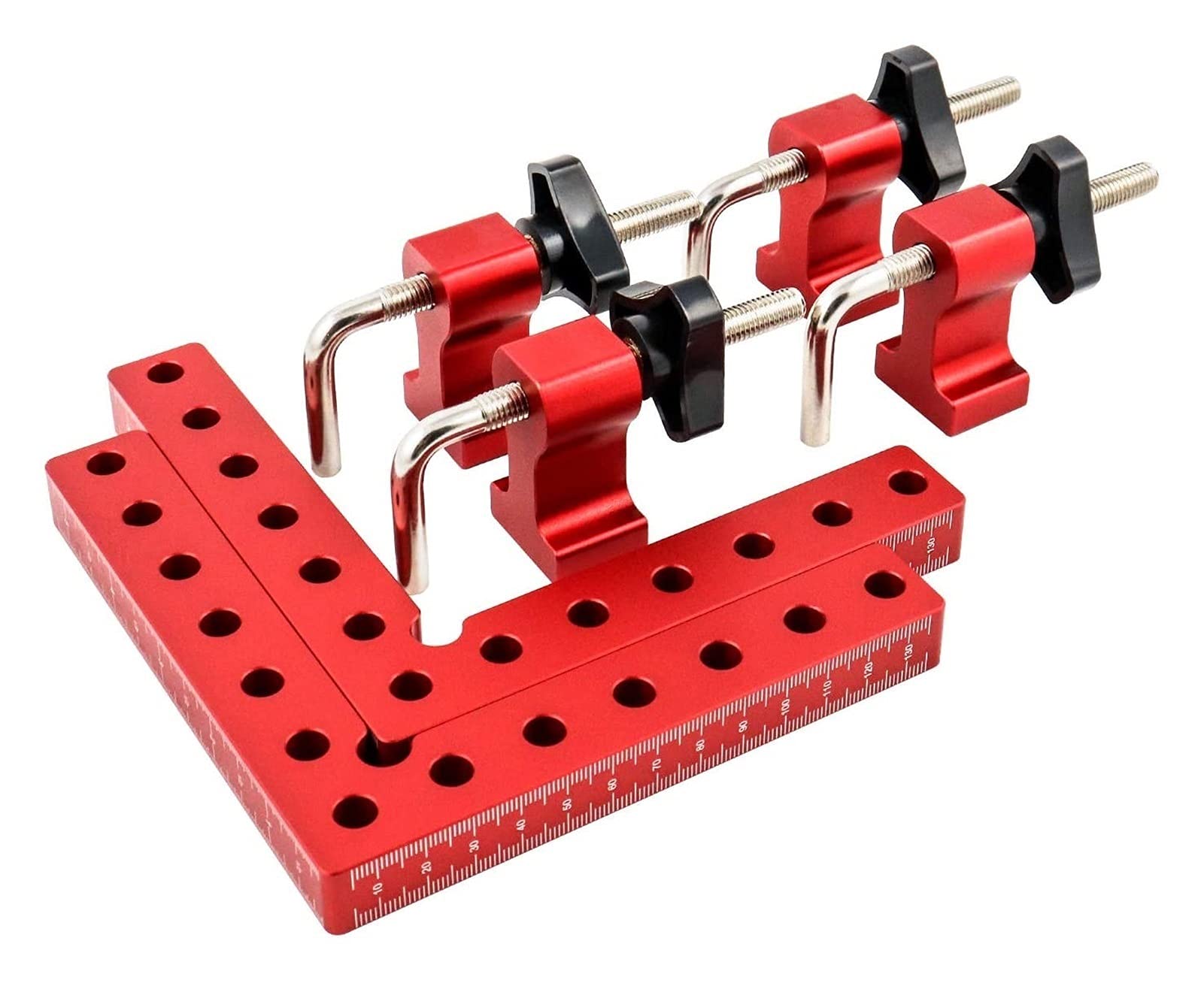 JJJ Regla de ángulo Derecho del Carpintero 90 Grados de posicionamiento de 90 Grados de posicionamiento de Carpintero de ángulo Recto de Carpintero Herramienta de Madera Herramienta Regla de Altura