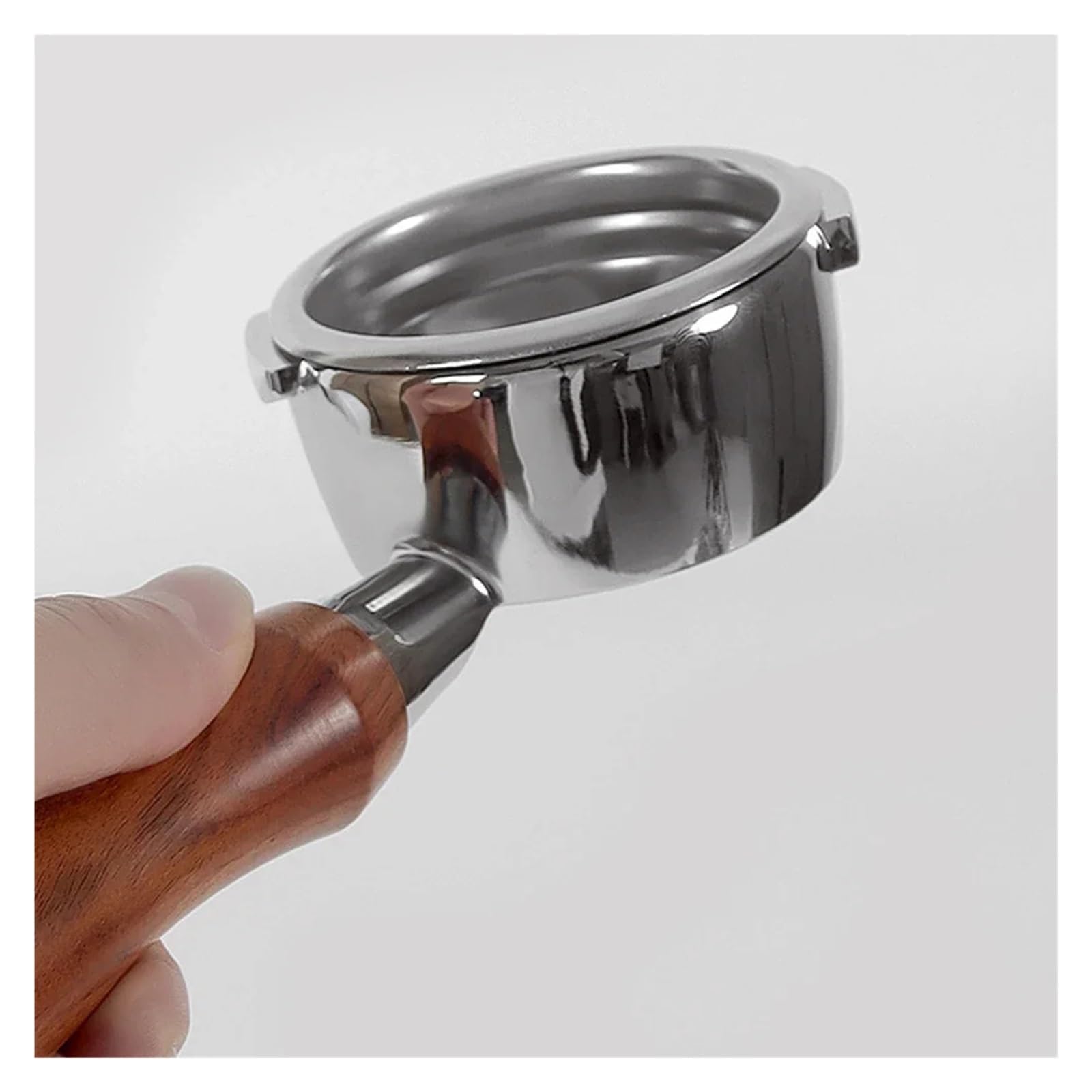 Filtro de 58 mm para cafetera GAGGIA, colador de café sin fondo, café expreso casero, mango de madera maciza, herramienta universal de barista | 58 mm-M
