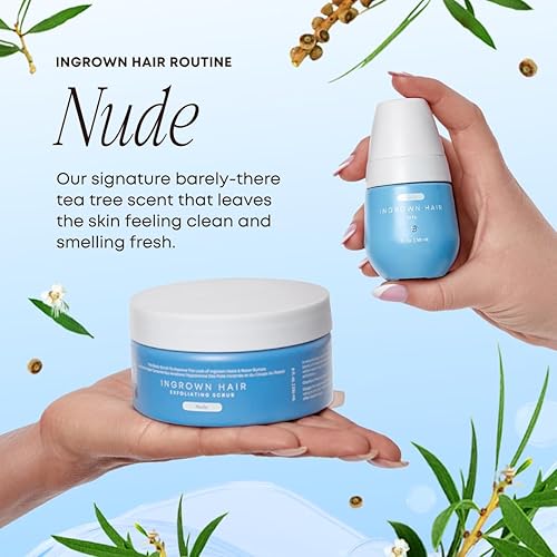 Miniatura 6 de Bushbalm Exfoliante para pelos encarnados  Exfoliante de azúcar pre-afeitado para pelos encarnados, golpes de afeitar y piel seca  Suavientemente