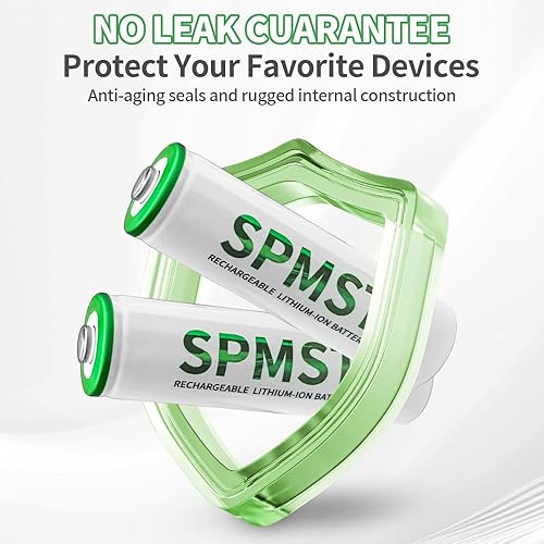 Miniatura 2 de Baterías AA, paquete de 4 baterías AA de litio de 2800 mWh, 1.5 V, alto rendimiento, doble A, batería de larga duración para linterna, juguetes,