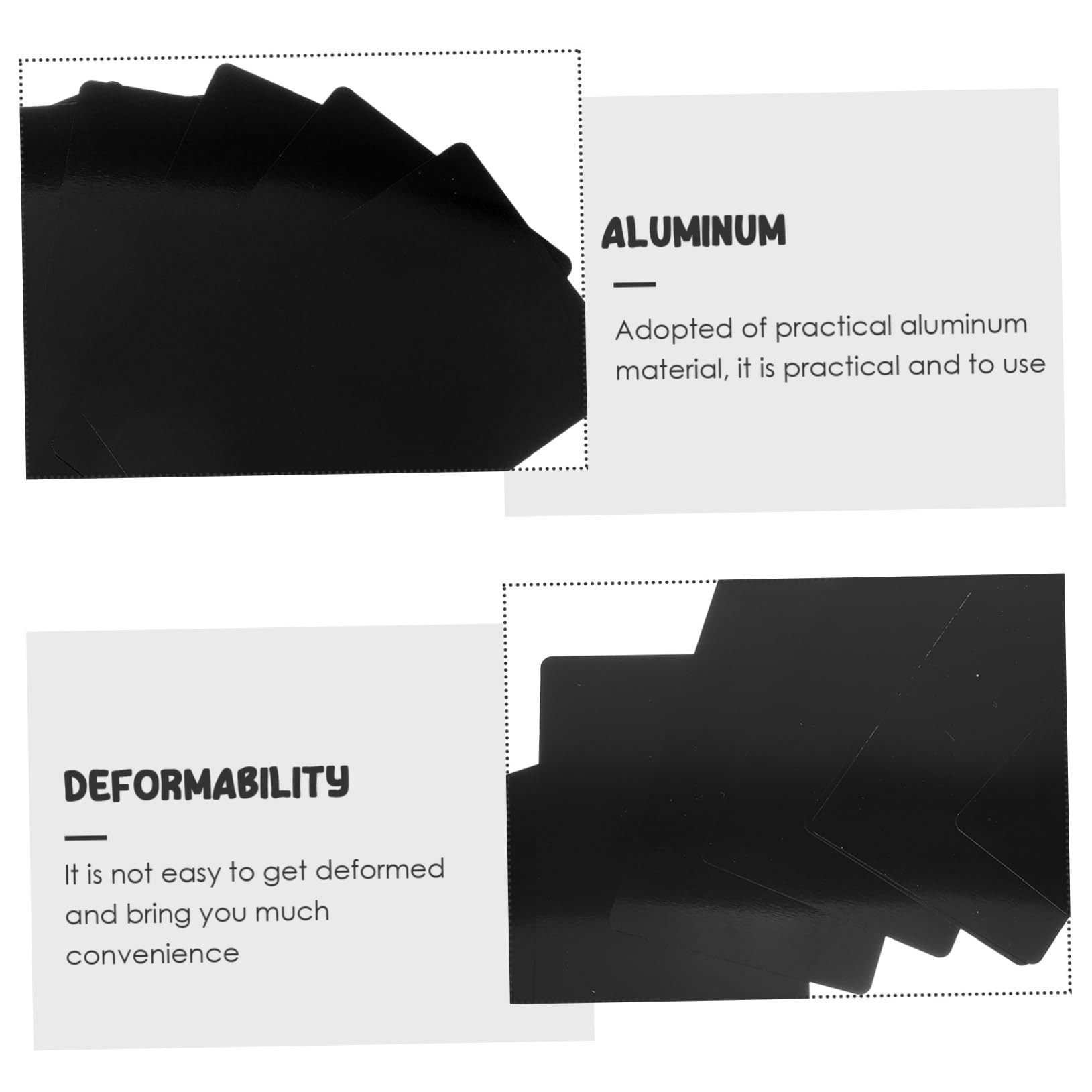 DOITOOL 10 Juegos Tarjetas De Visita De Tarjetas De Metal Grabadas Material Y Duradero Y Diy 10 Piezas X 10