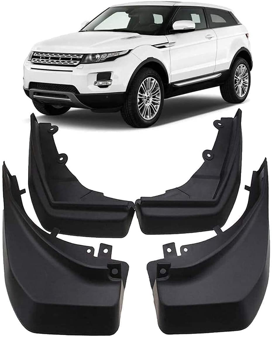 4 Pezzi Parafanghi per Auto per Range Rover Evoque Dynamic 2012-2019 2013 2014 2015 2016 2017 2018, Anteriore Posteriore Paraspruzzi Parafango Fender Pneumatico Accessori Protezione.