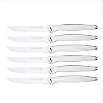 HENCKELS 6 Piece Kitchen Steak Knife Set, Premium Silver, Stainless Steel Serrated Cutlery Set, German Engineered Informed by 100+ Years of Mastery