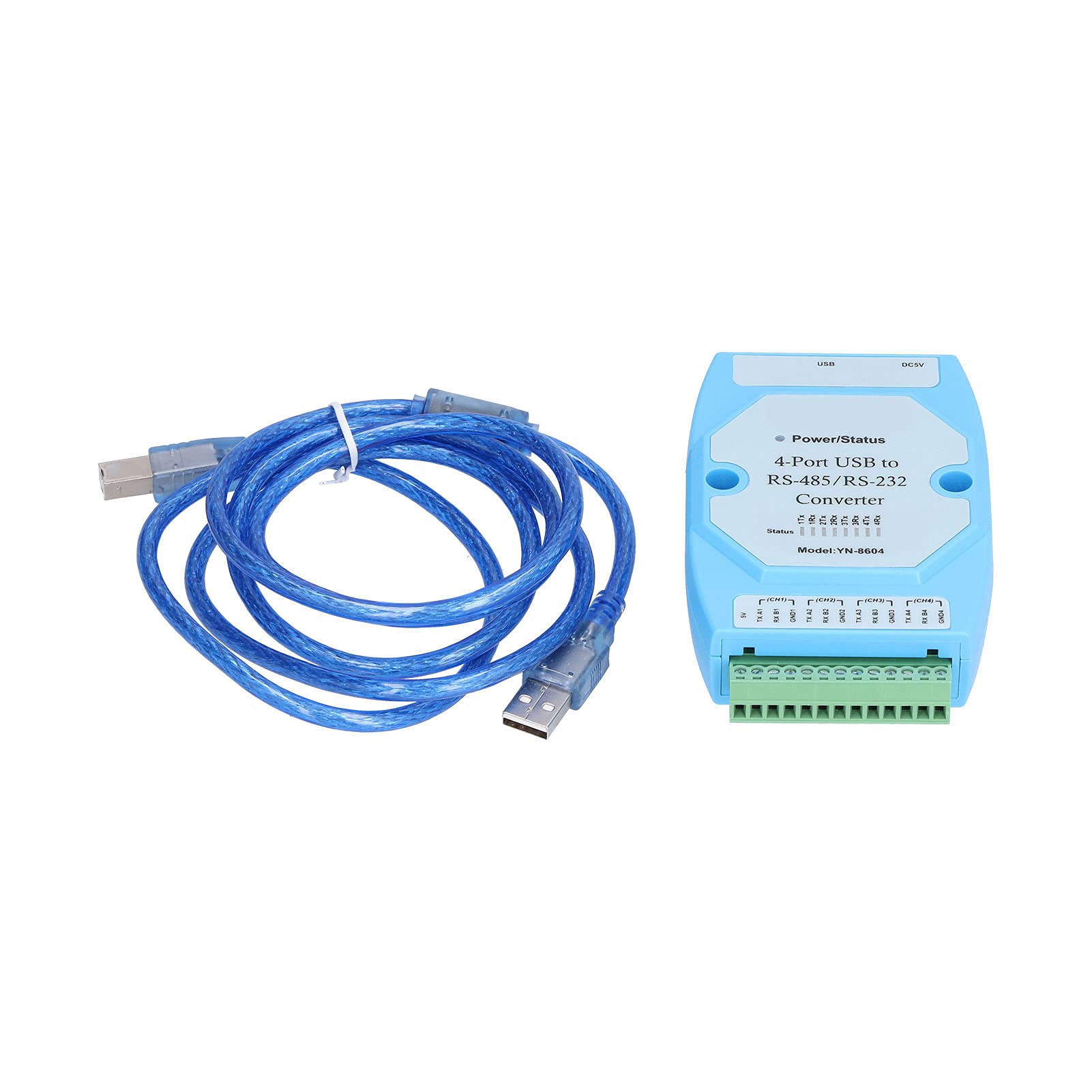 Fafeicy Convertitore Seriale Multi-Isolato a 4 Porte, Chip FT4232,