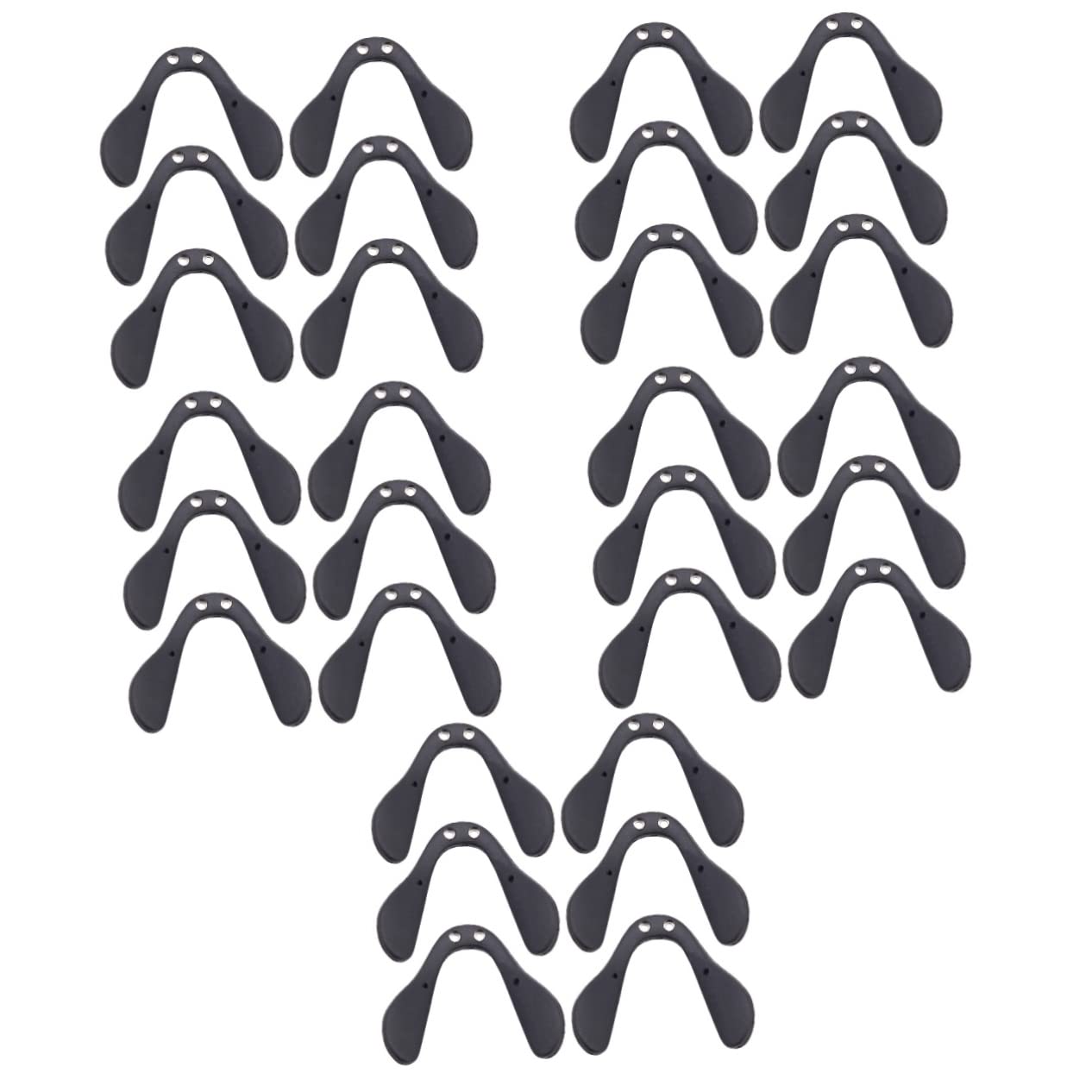 5 Sätze 5 Sätze Brillen Nasenpads Sonnenbrillen Nasenpads Ersatz Brillenteile Nasenpads Anti Bridge Nasenpads Weiche Brillen Nasenpads Ersatz Aus Verstellbarem 6 Stücke * 5