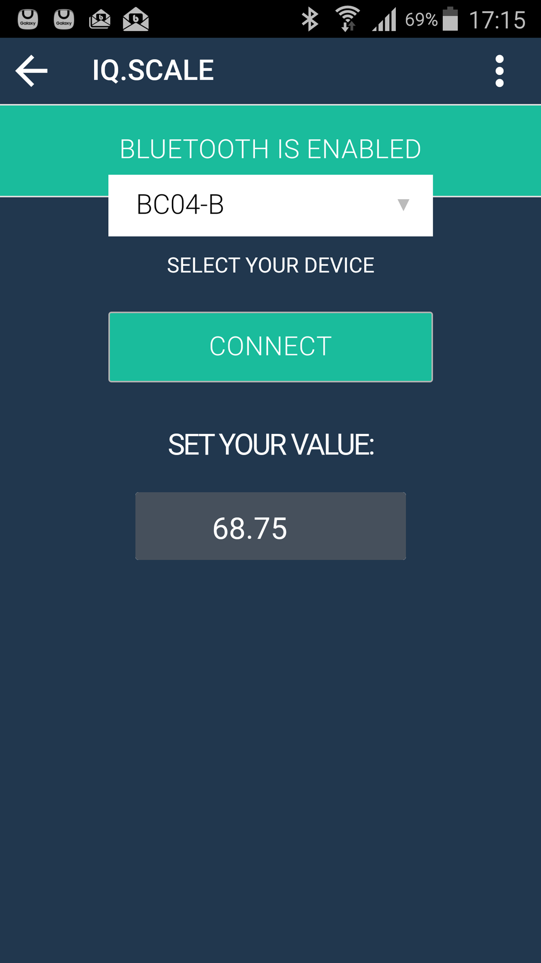 IQ.SCALE digital scale - App on Amazon Appstore