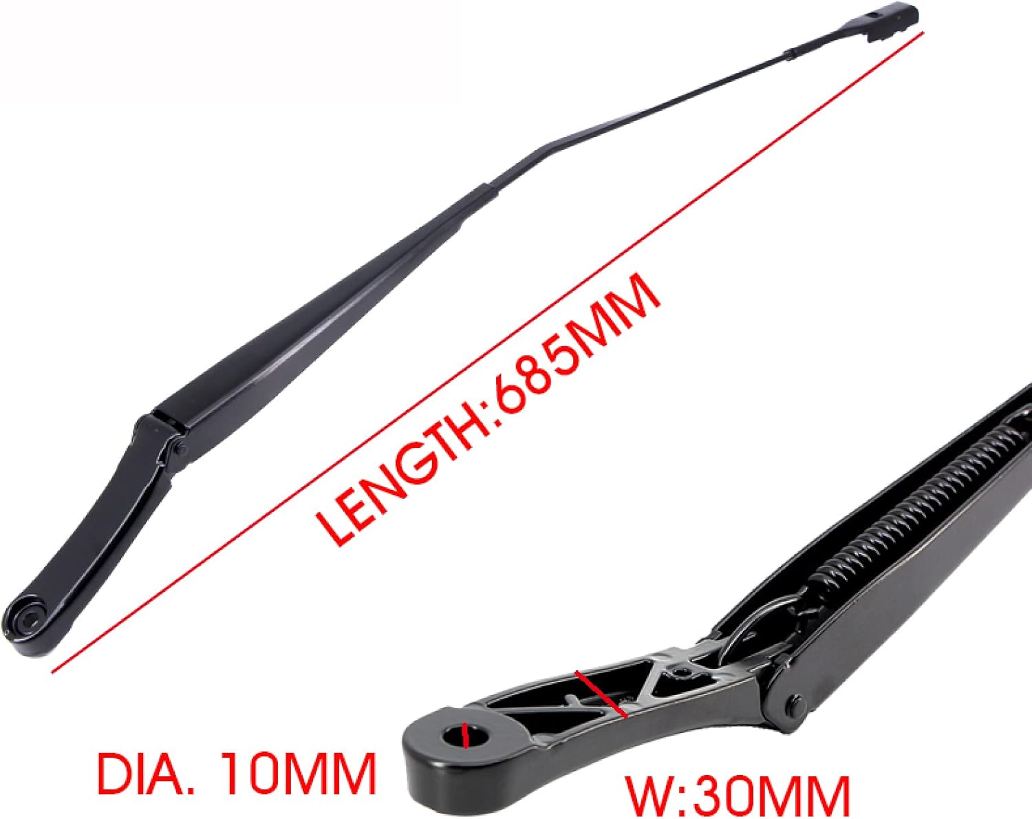 Car Front Left/Right Driver Side Windshield Wiper Arm Replacement Parts, for Audi Q5/QS5 2009-2017,Left Side