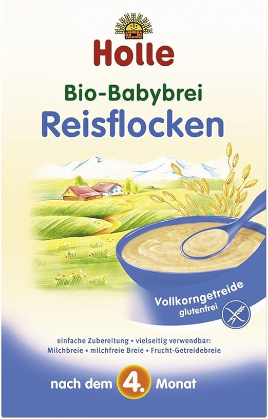 Holle Bio Bebe Potage Flocons De Riz Lot De 3 3 X 250 G Amazon Fr Epicerie