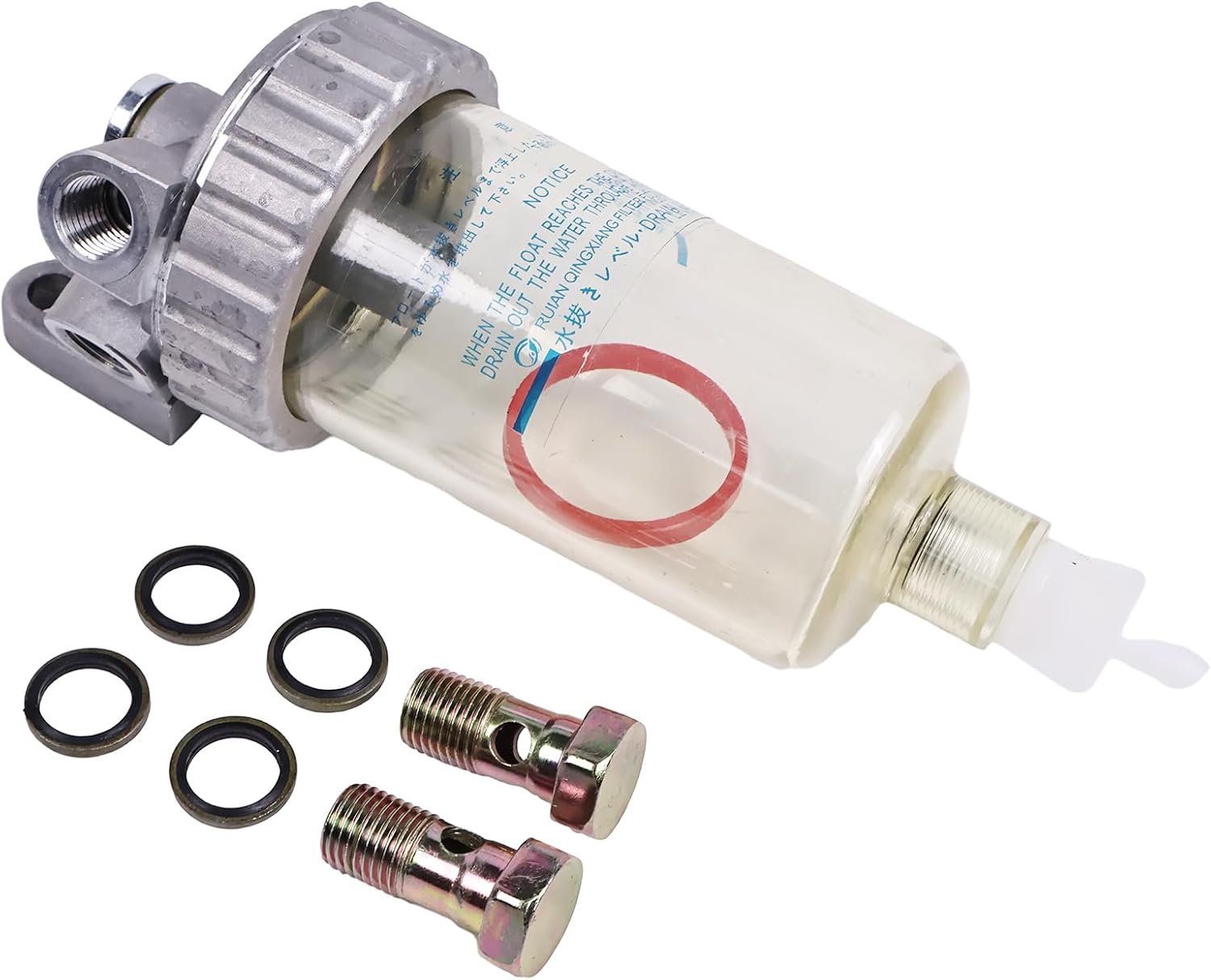 Oil Water Separator VI8972186470 VI1132008410 Compatible with Isuzu Engine 4JB1 Compatible with Kobelco 70SR 80MSR ED150 SK100 SK115SRDZ SK120 SK135SR SK80CS