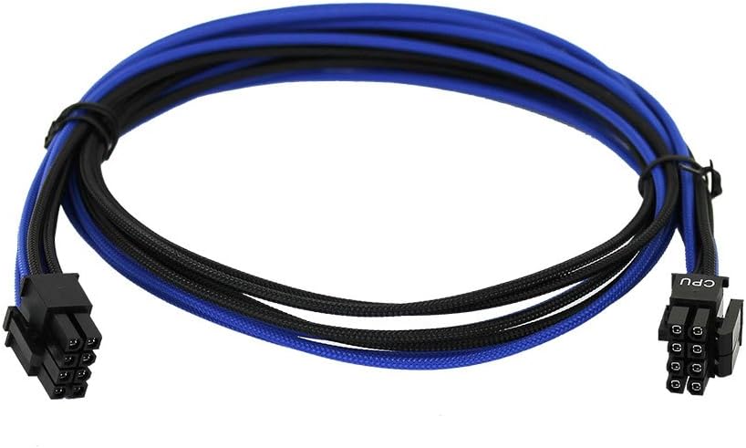 Buy 1 get 1 🔥 EVGA Black & Dark Blue 750-850 G2/P2/T2 Power Supply Cable Set, Individually Sleeved (100-G2-08KU-B9) New Product EVGA Black & Dark Blue 750-850 G2/P2/T2 Power Supply Cable Set, Individually Sleeved (100-G2-08KU-B9)