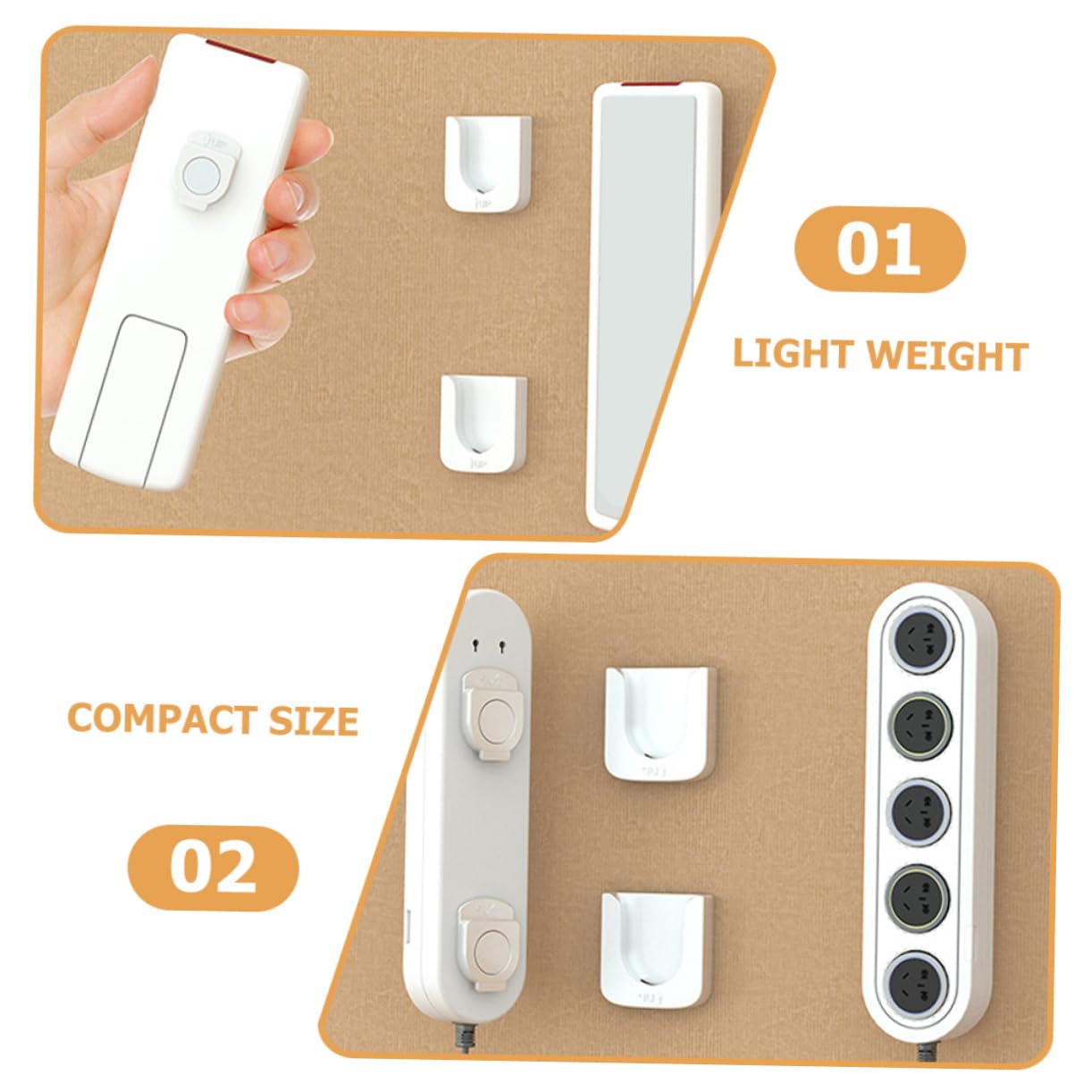 PRETYZOOM 18 Juegos De Almacenamiento De Control Remoto Montaje En Pared Soportes Para Proyector Soporte Para Proyector De Control Remoto Remoto De Tv Magnético