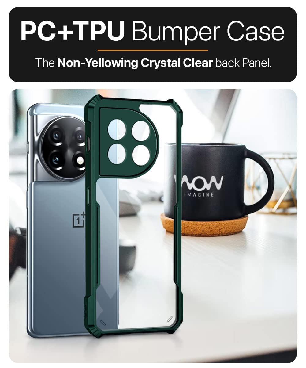 OnePlus 11R Case - Clear TPU+PC Shockproof -5