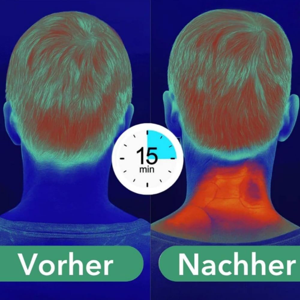 Rekuria Neckify 12-in-1 Nackenlösung – Tiefenwärme-Massage mit TENS & EMS