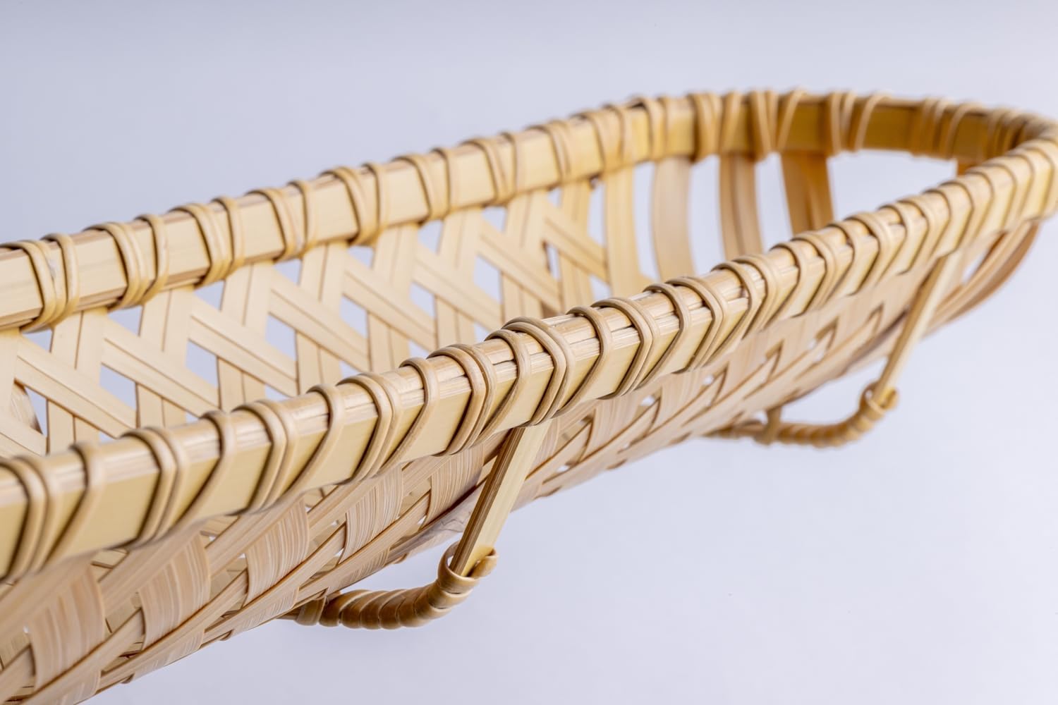 Baguette Dish 42033730 Bamboo Woven Bread Dish French Bread Hand Woven Basket Natural Material