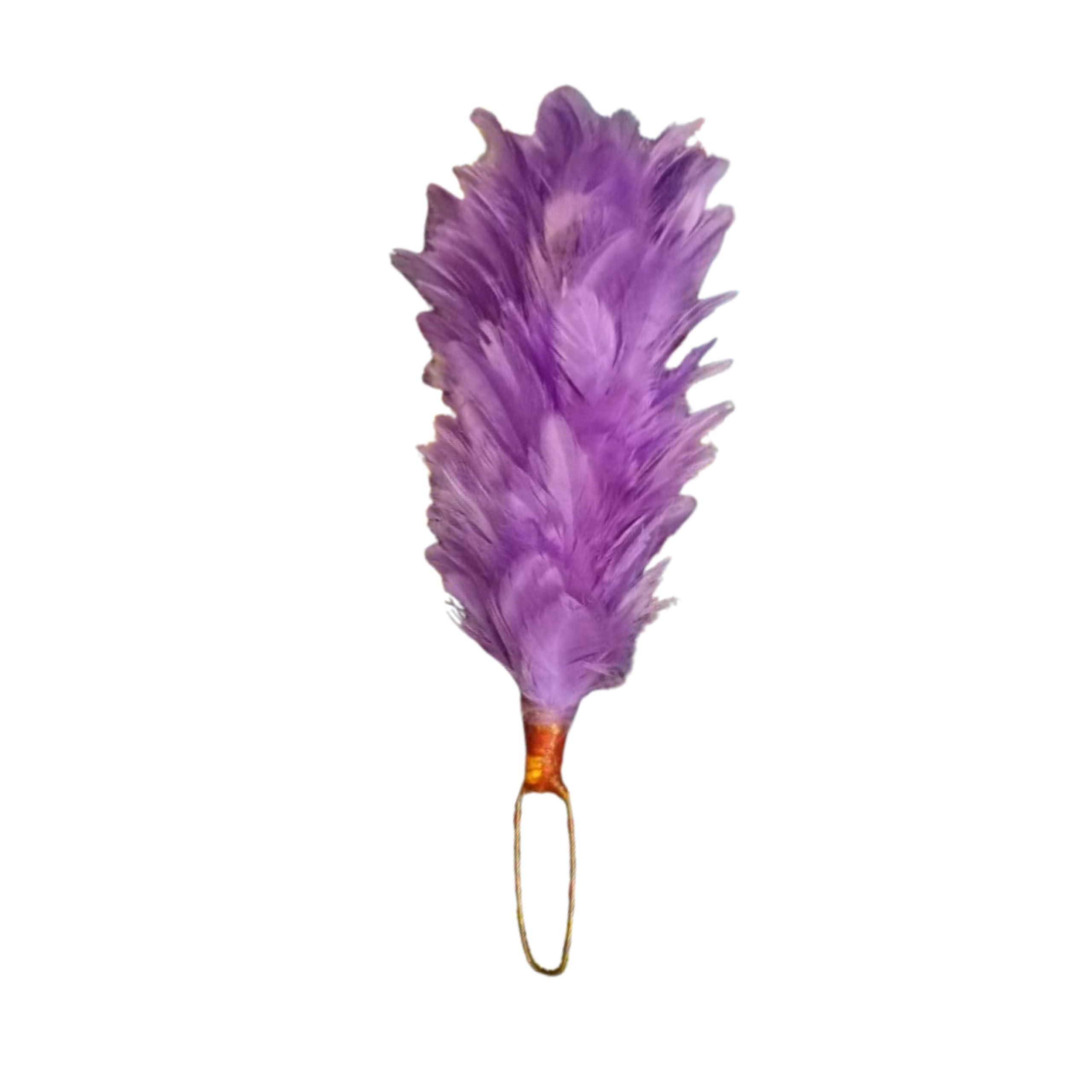Scottish Traditional Glengarry Hat Feather Balmoral Hackles - Highland Headwear Plume - 6 Inches (Purple)