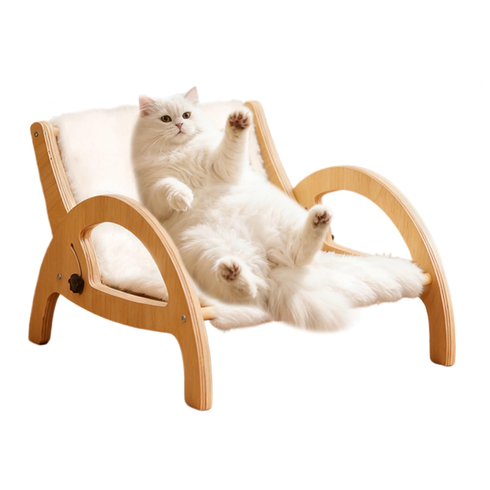 Canapé Grattoir Pour Chat Cadre En Bois Dossier Réglable