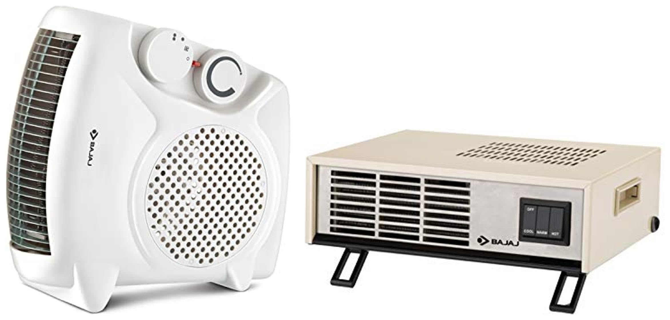 Bajaj Majesty RX10 2000 Watts Heat Convector Room Heater (White, ISI  Approved) u0026 Bajaj Blow Hot 2000 Watts Fan Heater – (White/Black) :  Amazon.in: Home u0026 Kitchen