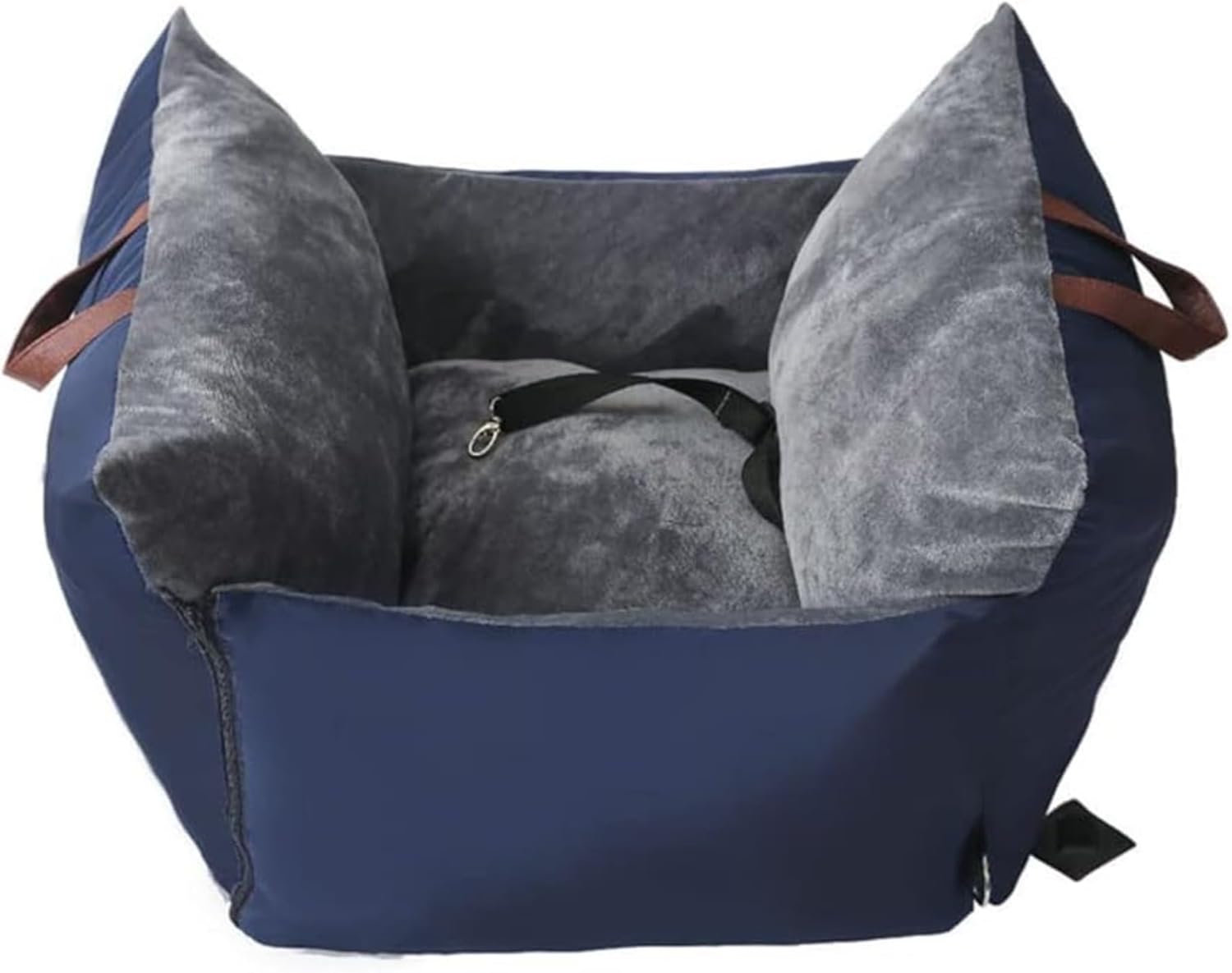 Ｗｅｎｒｏｘ車ドライブボックス ペットベッド 車用ペットシート ペットキャリーバッグ ペット用ドライブシート飛び出し防止リード付き