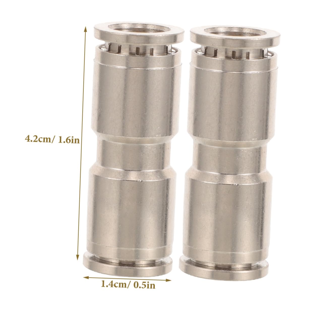 25 Pièces Connecteur Rapide Trachéal Raccord Cannelé À Sertir Pour Coupleur Réducteur Raccord Droit Nettoyeur Haute Pression Raccords À Connexion Rapide Raccords À Sertir